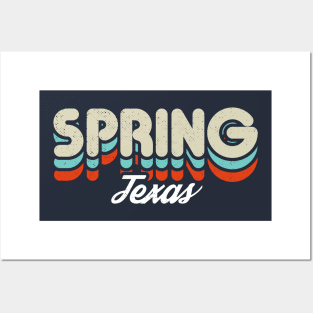 Retro Spring Texas Posters and Art